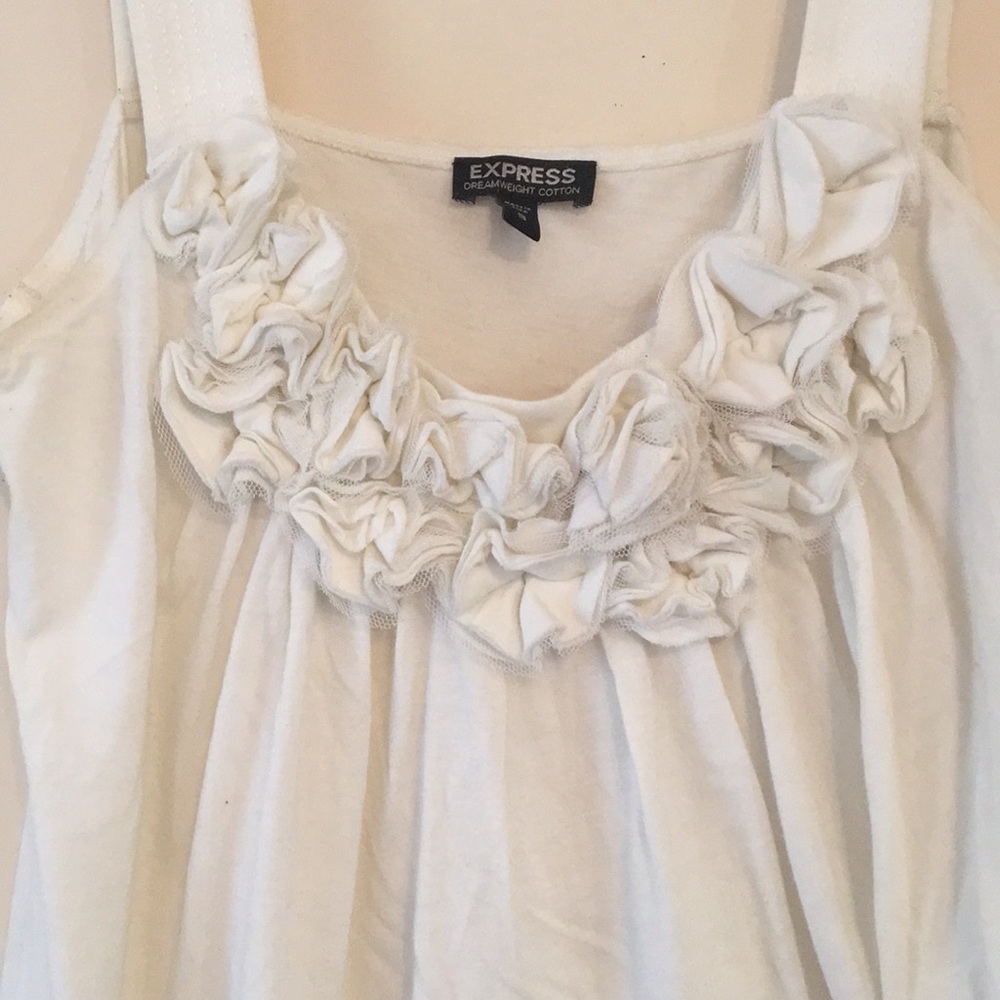Express Ruffled Tank Top - Picture 2 of 3